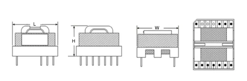 ER Type High Frequency Transformer-ZXcompo
