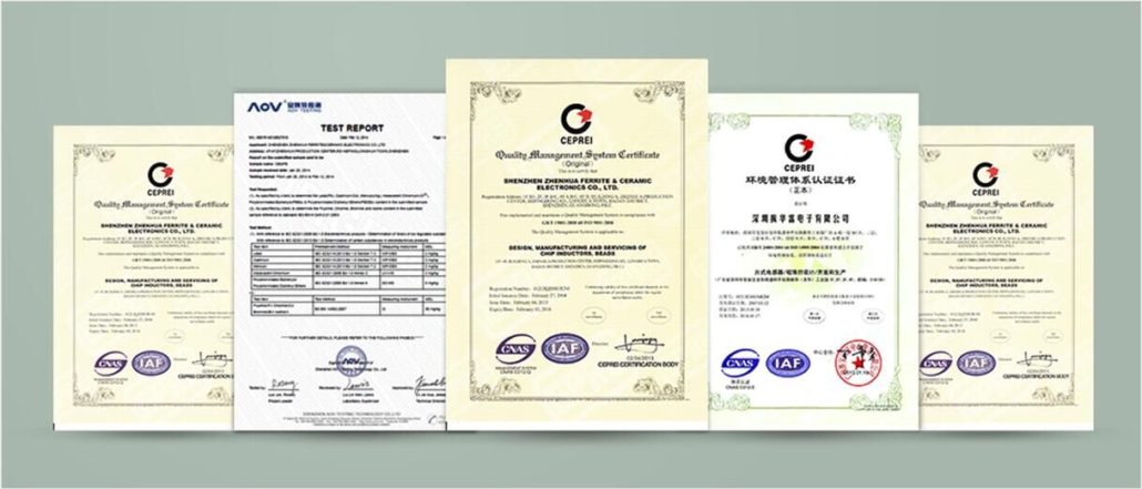 ISO9001,IS014001,ROSH Certificate